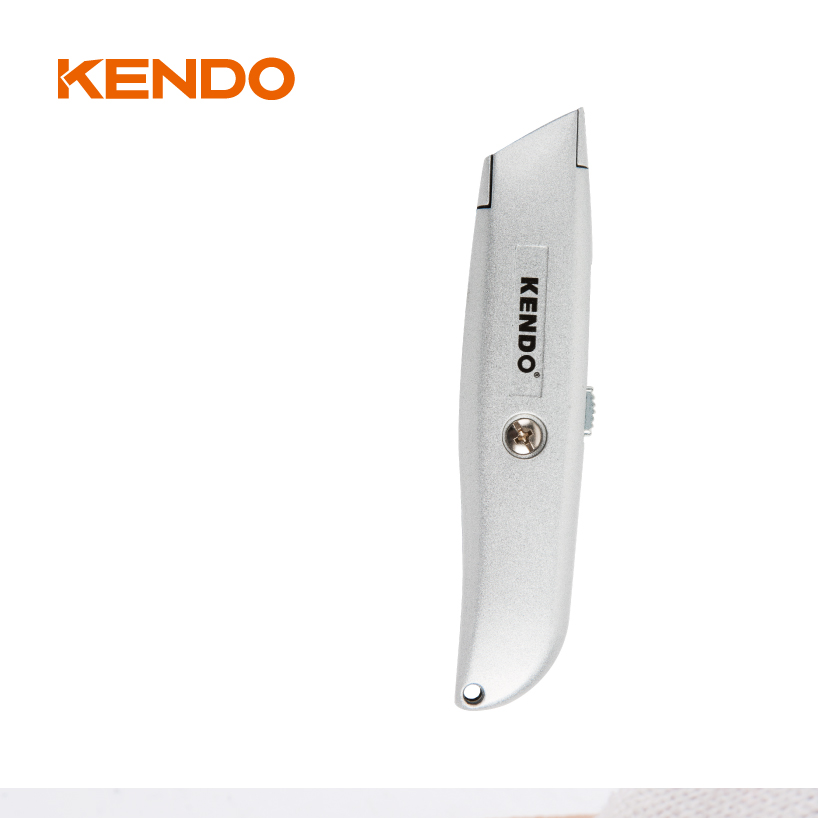 Cuchillo para uso general retractable de la seguridad de la aleación del cinc para el corte profesional