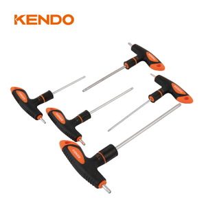 Juego de llaves Torx cromadas plegables con mango en T de 5 piezas