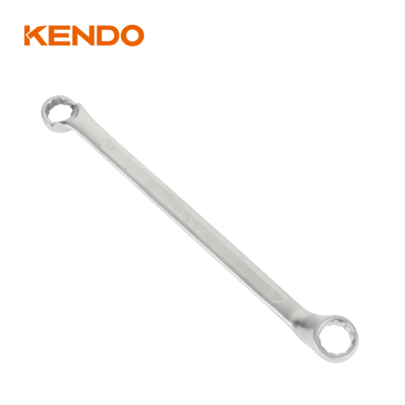 Juego de llaves de anillo acodadas dobles de 8 piezas